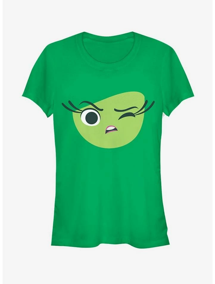 Cheap 👍 Disney Pixar Inside Out Disgust Face 👧 Girls T-Shirt 🤩