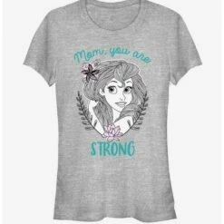 Outlet 👏 Disney The Little Mermaid Strong Mom 👧 Girls T-Shirt ⭐