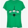 Discount 😀 Disney Pixar Toy Story Alien Face 👧 Girls T-Shirt ❤️