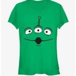 Discount 😀 Disney Pixar Toy Story Alien Face 👧 Girls T-Shirt ❤️