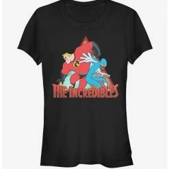 Cheapest 💯 Disney Pixar The Incredibles Dynamic Duo 👧 Girls T-Shirt 👍