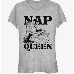 Budget ❤️ Disney Sleeping Beauty Aurora Nap Queen 👧 Girls T-Shirt 🔥