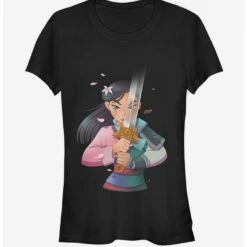 Budget 😀 Disney Mulan Anime Mulan 👧 Girls T-Shirt 🔔