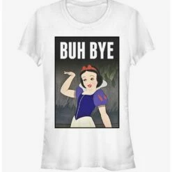 Hot Sale ⭐ Disney Snow White And The Seven Dwarfs Buh Bye 👧 Girls T-Shirt 🔔