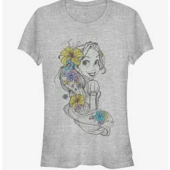 Coupon ⭐ Disney Tangled Rapunzel Sketch 👧 Girls T-Shirt 😉