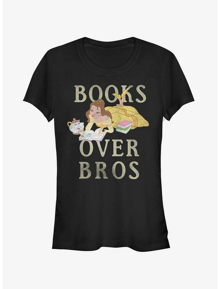Promo โ Disney Beauty And The Beast Books Before Bros ๐ง Girls T-Shirt ๐ - Image 3