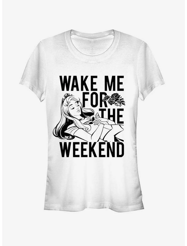 New โญ Disney Wake Me for Weekend ๐ง Girls T-Shirt ๐งจ