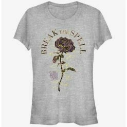 Top 10 ✨ Disney Beauty And The Beast Break Spell Rose 👧 Girls T-Shirt 🧨