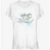Flash Sale ✔️ Disney Aladdin Jasmine Watercolor Carpet Ride 👧 Girls T-Shirt 🔔