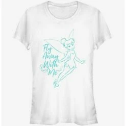 Cheapest 😀 Disney Tinker Bell Fly Away 👧 Girls T-Shirt 🔔