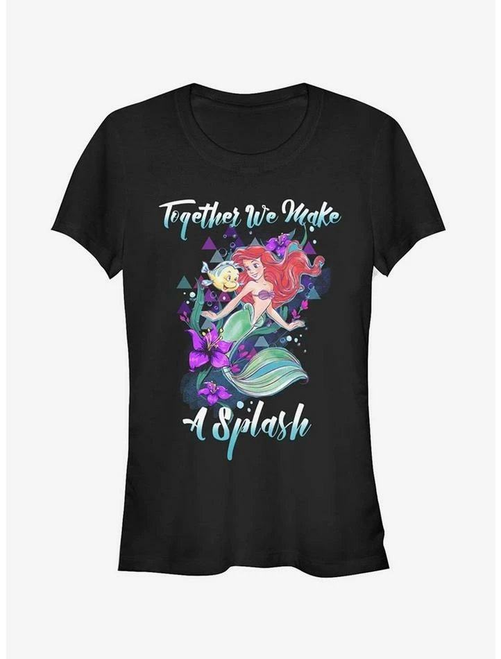 Budget 🎁 Disney Make a Splash 👧 Girls T-Shirt 😀