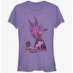 Best Pirce 🥰 Disney Maleficent Love Breaks Spells 👧 Girls T-Shirt 🎉