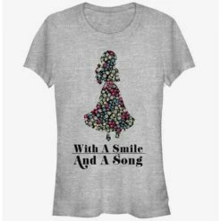 New 😍 Disney With A Smile 👧 Girls T-Shirt ✨