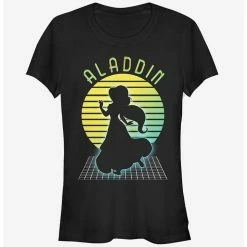 Best Sale 🎁 Disney Retro Jasmine Grid 👧 Girls T-Shirt ⭐