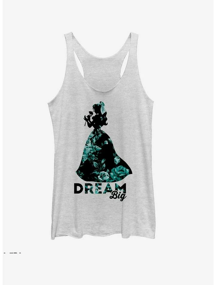 Budget 😉 Disney Belle Dream Big Floral Print 👧 Girls Tank 👍