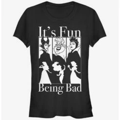Budget 😀 Disney Fun Being Bad Wicked Witches 👧 Girls T-Shirt ⌛