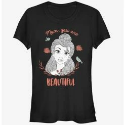 Promo 🔥 Disney Belle Beautiful Mom 👧 Girls T-Shirt ✨