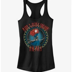 Wholesale 🎁 Disney Pixar Brave Merida Aim With Heart 👧 Girls Tank 🎉