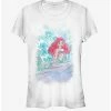 Wholesale 🎉 Disney Ariel Watercolor 👧 Girls T-Shirt 🎉
