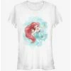 Outlet 🔥 Disney Ariel Watercolor Print 👧 Girls T-Shirt 🛒