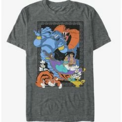 Cheapest 🌟 Disney Aladdin Character Frame T-Shirt ❤️