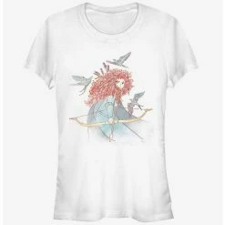 Promo ❤️ Disney Pixar Brave Merida Arrows 👧 Girls T-Shirt ✨