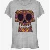 New 🤩 Disney Pixar Coco Sugar Skull Grin 👧 Girls T-Shirt 😉
