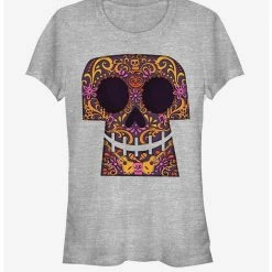 New 🤩 Disney Pixar Coco Sugar Skull Grin 👧 Girls T-Shirt 😉