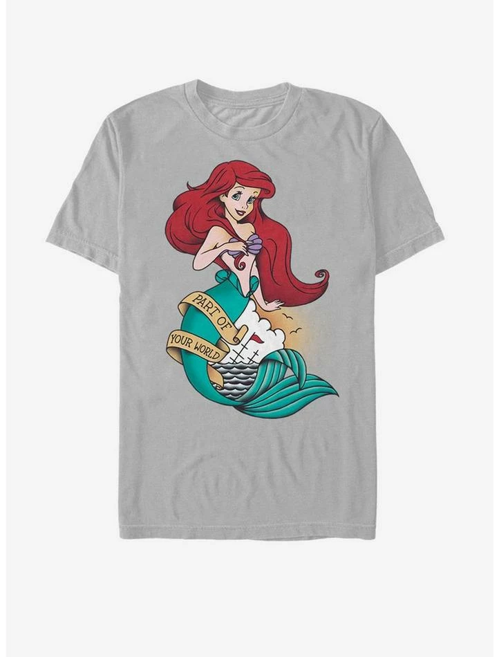 Cheapest โค๏ธ Disney The Little Mermaid Sailor Ariel T-Shirt ๐