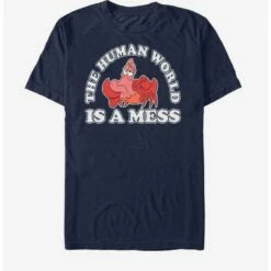 Outlet 👍 Disney The Little Mermaid Worlds a Mess T-Shirt ⌛