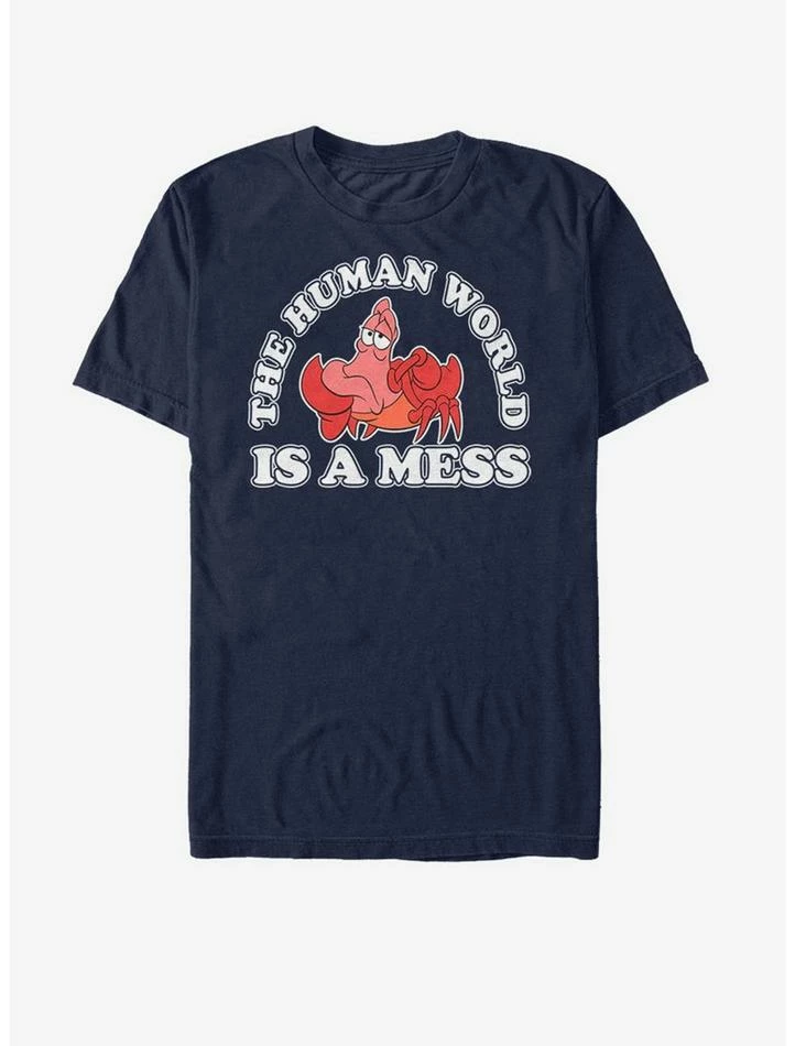 Outlet ๐ Disney The Little Mermaid Worlds a Mess T-Shirt โ