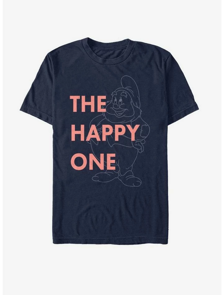 Best deal 🛒 Disney Snow White One Happy Dwarf T-Shirt 🎁