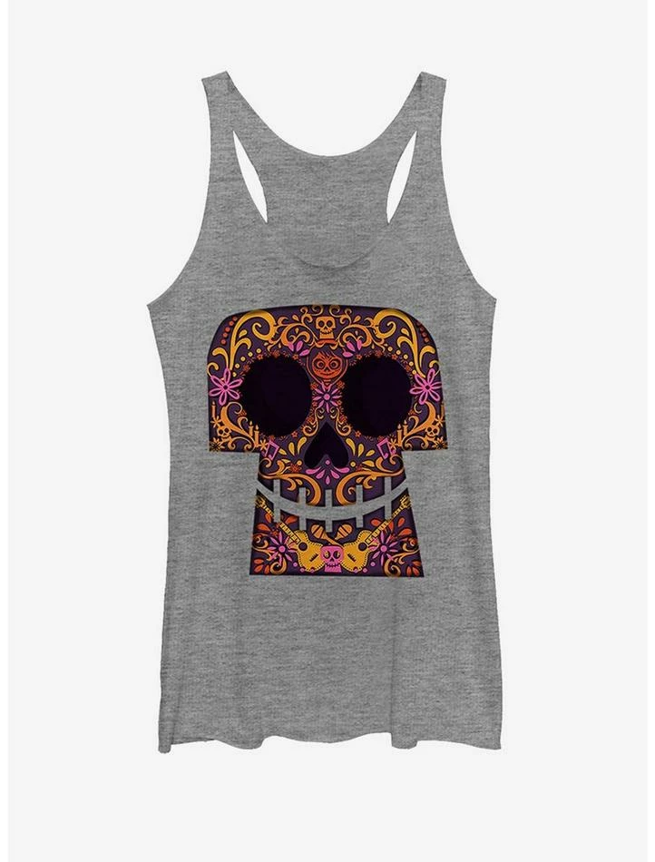 Buy ⌛ Disney Pixar Coco Sugar Skull Grin 👧 Girls Tank 👏