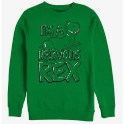 Top 10 👏 Disney Pixar Toy Story Nervous Rex Sweatshirt ❤️