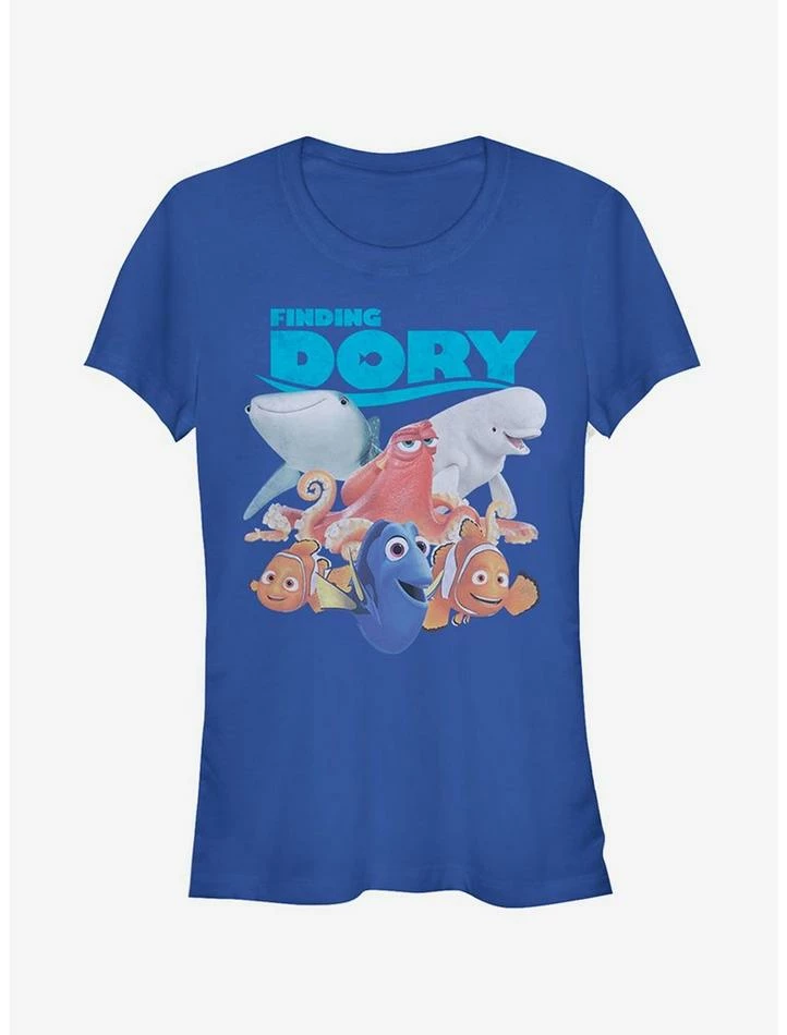 Brand new 💯 Disney Pixar Finding Dory Whole Gang 👧 Girls T-Shirt 🎁