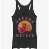 New 😍 Disney Lion King Hakuna Matata Friend Scene 👧 Girls Tank Top 💯