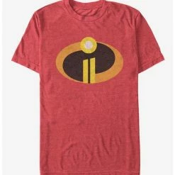 Promo 👍 Disney Pixar The Incredibles Vintage Logo T-Shirt 😍
