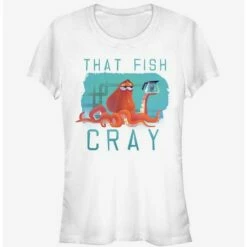 Flash Sale ❤️ Disney Pixar Finding Dory Hank Thinks That Fish Cray 👧 Girls T-Shirt 🤩