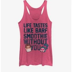 Discount 😀 Disney Wreck-It Ralph Barf Smoothie 👧 Girls Tank 💯