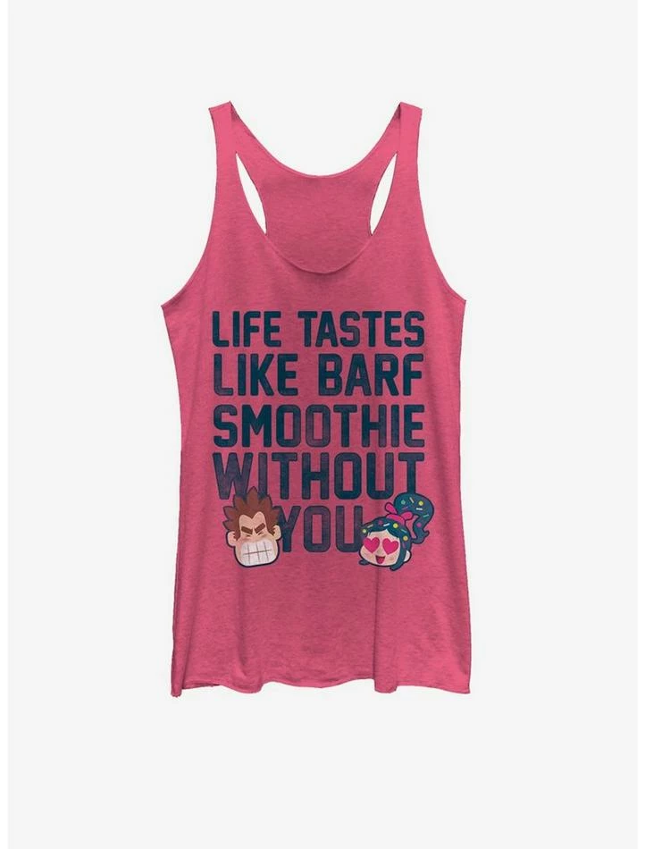 Discount 😀 Disney Wreck-It Ralph Barf Smoothie 👧 Girls Tank 💯