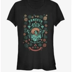 Best Sale 🛒 Disney Pixar Coco Ernesto de La Cruz 👧 Girls T-Shirt 👏