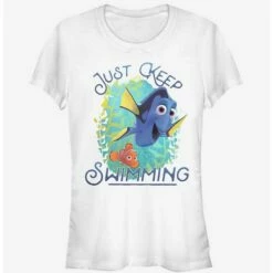 Brand new 👏 Disney Pixar Finding Dory Motivational Message 👧 Girls T-Shirt 🥰