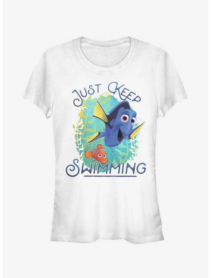 Brand new ๐ Disney Pixar Finding Dory Motivational Message ๐ง Girls T-Shirt ๐ฅฐ