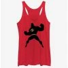 Discount 😉 Disney Pixar The Incredibles Mr. Incredible Silhouette 👧 Girls Tank Top 🎉