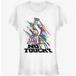 Hot Sale 🎁 Disney The Emperor's New Groove No Touchy Streaks 👧 Girls T-Shirt 🧨