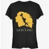 Best Pirce 🥰 Disney Lion King Pride Rock Silhouette 👧 Girls T-Shirt 🥰