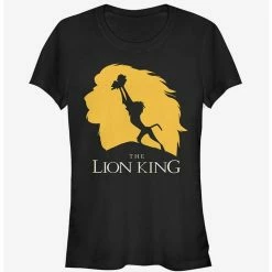 Best Pirce 🥰 Disney Lion King Pride Rock Silhouette 👧 Girls T-Shirt 🥰