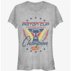 Cheap 👏 Disney Pixar Cars Piston Cup Champion 👧 Girls T-Shirt ✔️