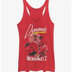 Deals ✔️ Disney Pixar The Incredibles Dynamic Family 👧 Girls Tank Top ⭐