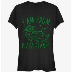 Cheap 🎁 Disney Pixar Toy Story Come in Peace from Pizza Planet 👧 Girls T-Shirt 🔔